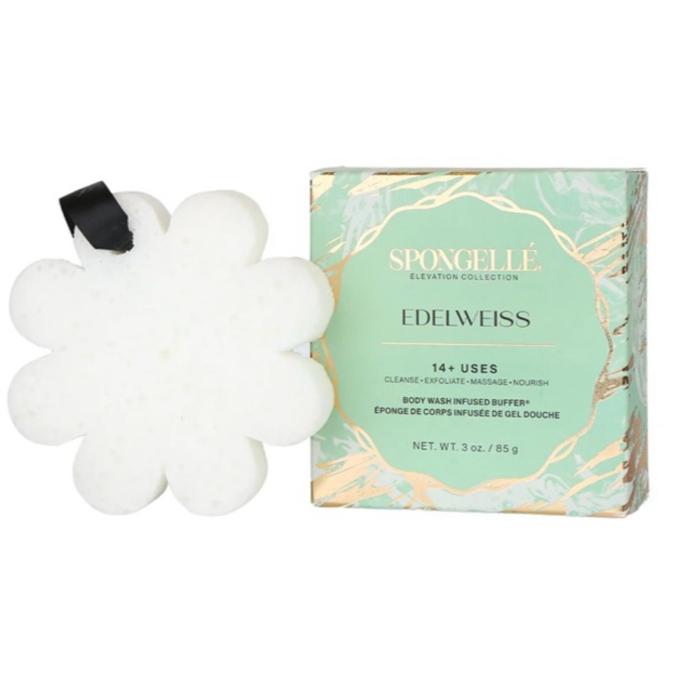 SPONGELLE Body Wash, Luxurious Infused Body Buffer Body Wash, Edelweiss 14+ Uses - Picture 2 of 6